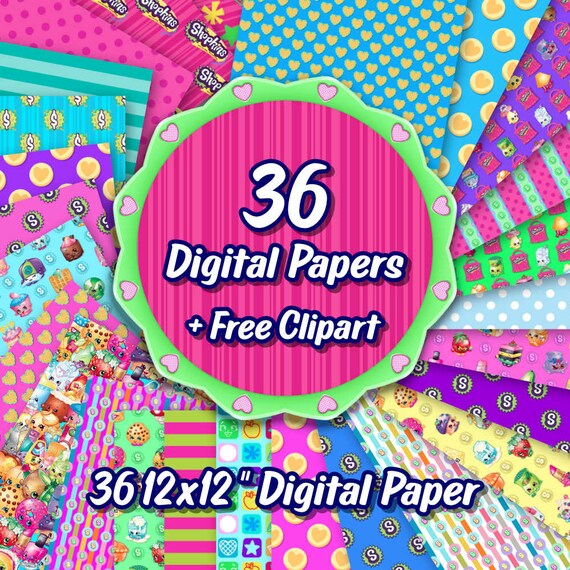 shopkins paper
