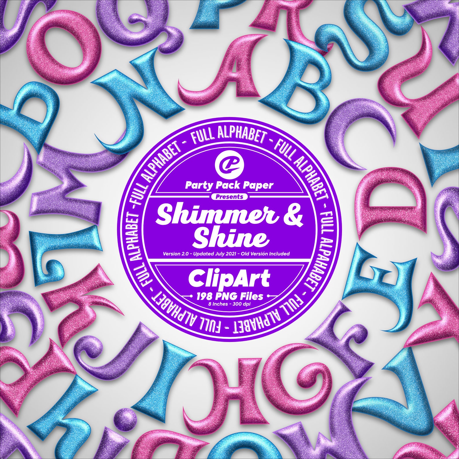 Shimmer and Shine Full Alphabet Clipart Updated July 2021 Etsy