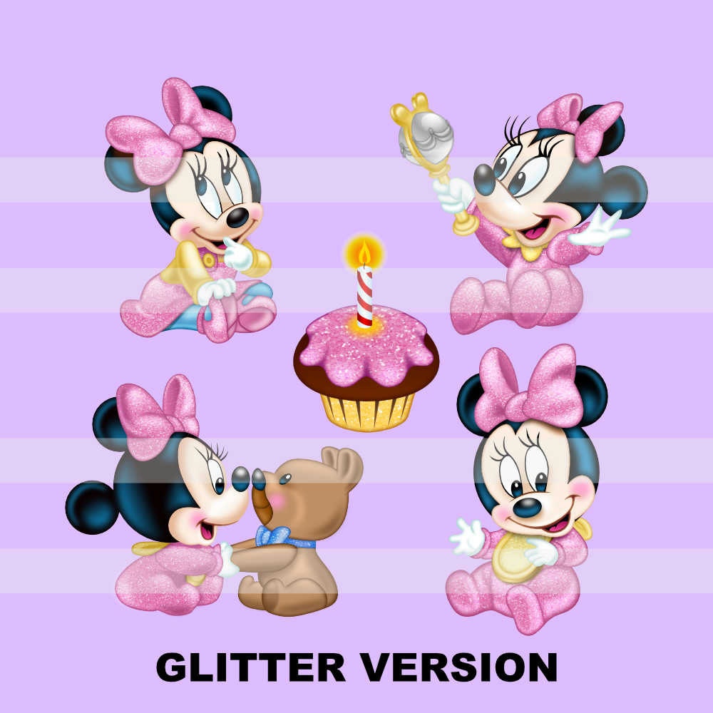 Download Baby Minnie Mouse Clipart 10 png files Stock Large Format ...