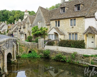 Cotswolds Print- Cotswolds Art, English Countryside, Castle Combe Prints, England Wall Art, English Village, Architecture Photography