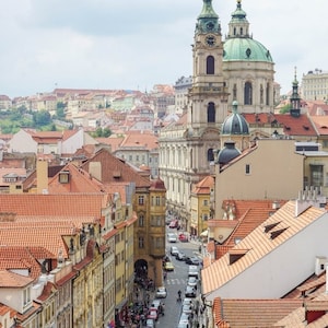 Prague Cityscape Photo: Czech Republic Architecture (Downloadable Print)