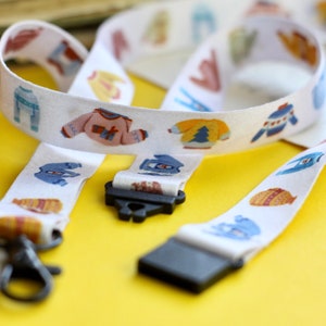 Lanyard - Gezellige Truien - Kersttruien - Herfst, Winter - Gezellige Truien - Veiligheidssluiting - Eigen illustraties