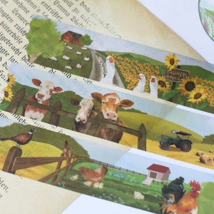 Washi Tape - Farm Days - 10mx25mm - Eigen illustraties