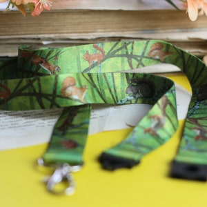 Lanyard - Eekhoorn - Zomer - Veiligheidssluiting - Eigen illustraties