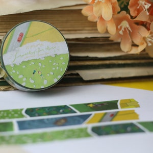 Washi Tape - Zomerdagen van bovenaf - Eigen illustraties