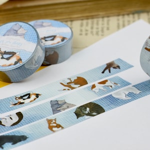 Washi Tape - Schlafende Katzen - Eigene Illustrationen