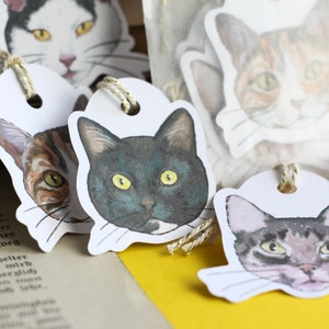 Gift tags My favorite cats Cat illustrations Wrapping gifts Own illustration image 4