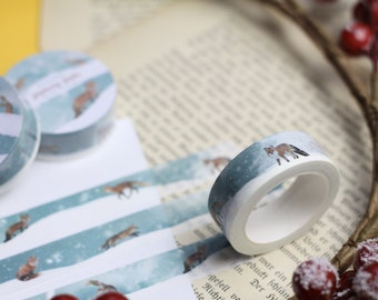 Washi Tape - Jumping Foxes