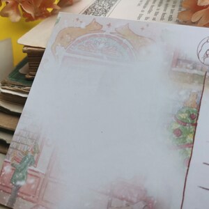 Carte postale - Librairie sous la neige - Noël - Librairie chat orange - Aquarelle - Cosy - Chien - Chat - Livres - Illustration personnelle image 9