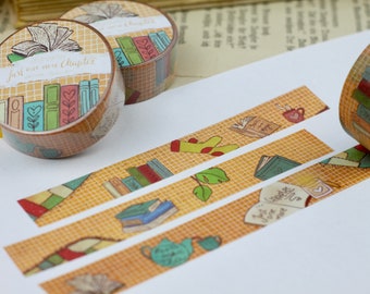 Washi Tape - Bücher -  just one more chapter - Eigene Illustrationen