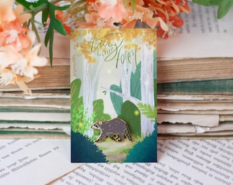 Enamel Pin - Mini Pin - Raccoon - Tiny Little Forest Collection