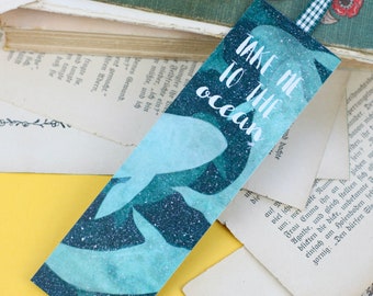 Bookmark - Humpback Whales - Whales at Night - Saying