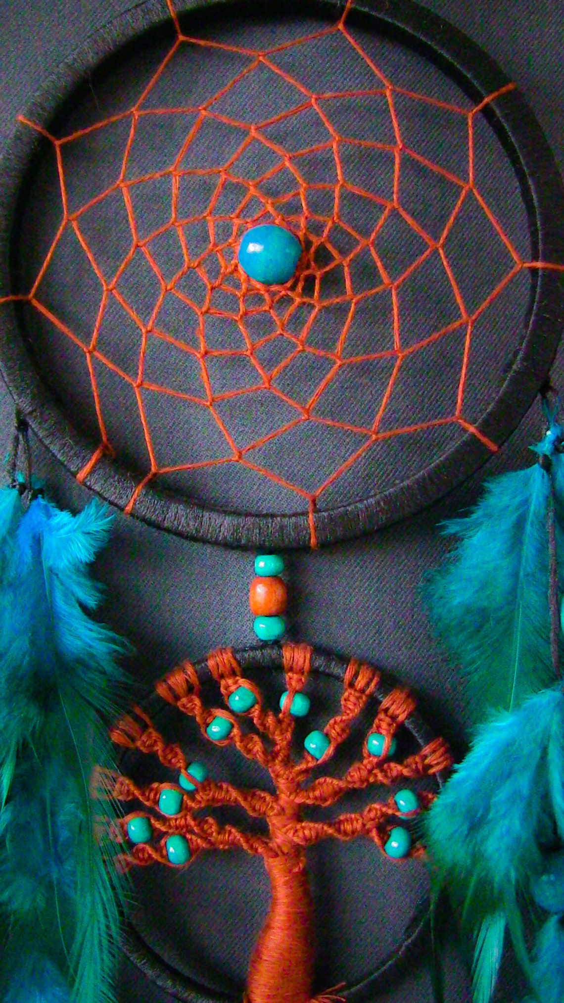 Tree of Life Dream Catcher Dreamcatcher Blue Boho Dreamcatcher - Etsy