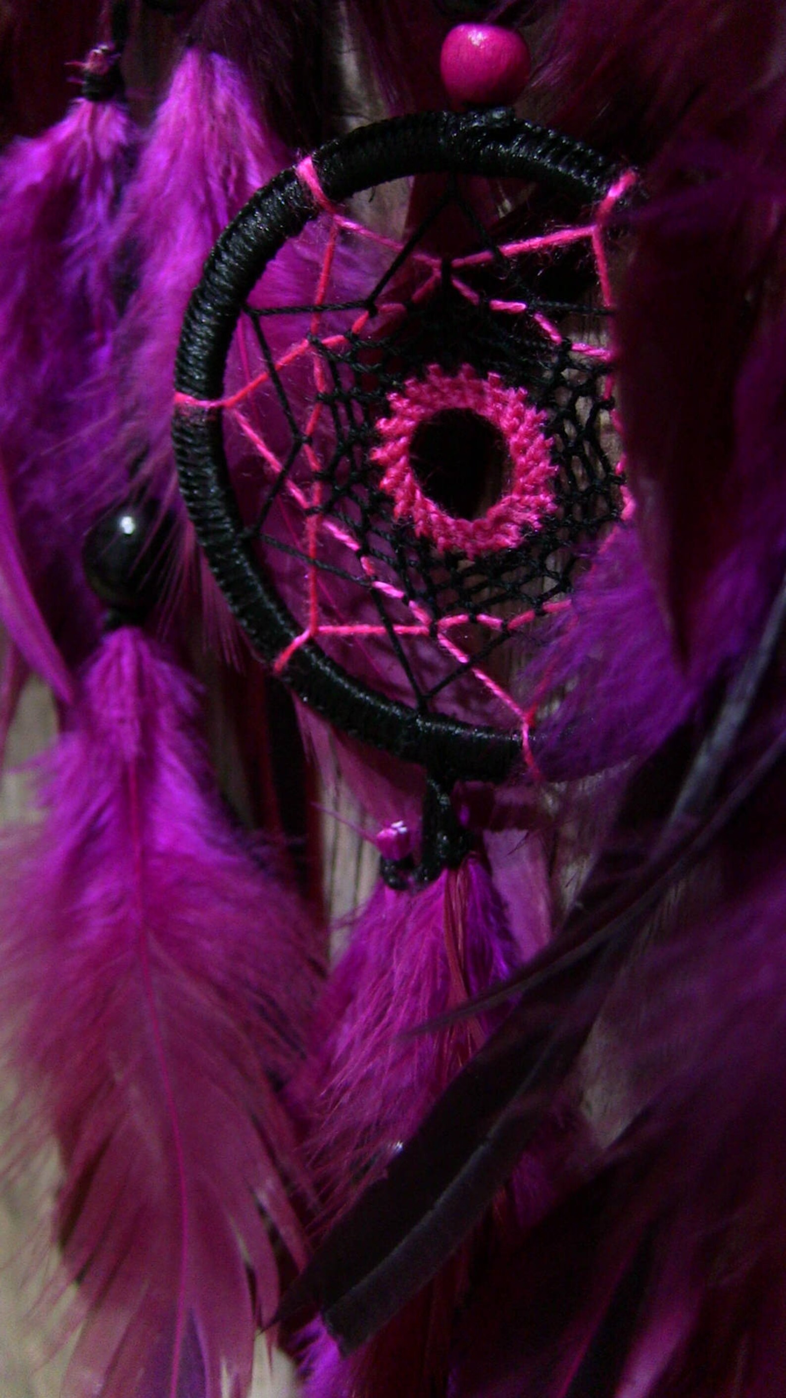 Dream Catcher Dreamcatcher Black Dreamcatcher Gift Wall Etsy