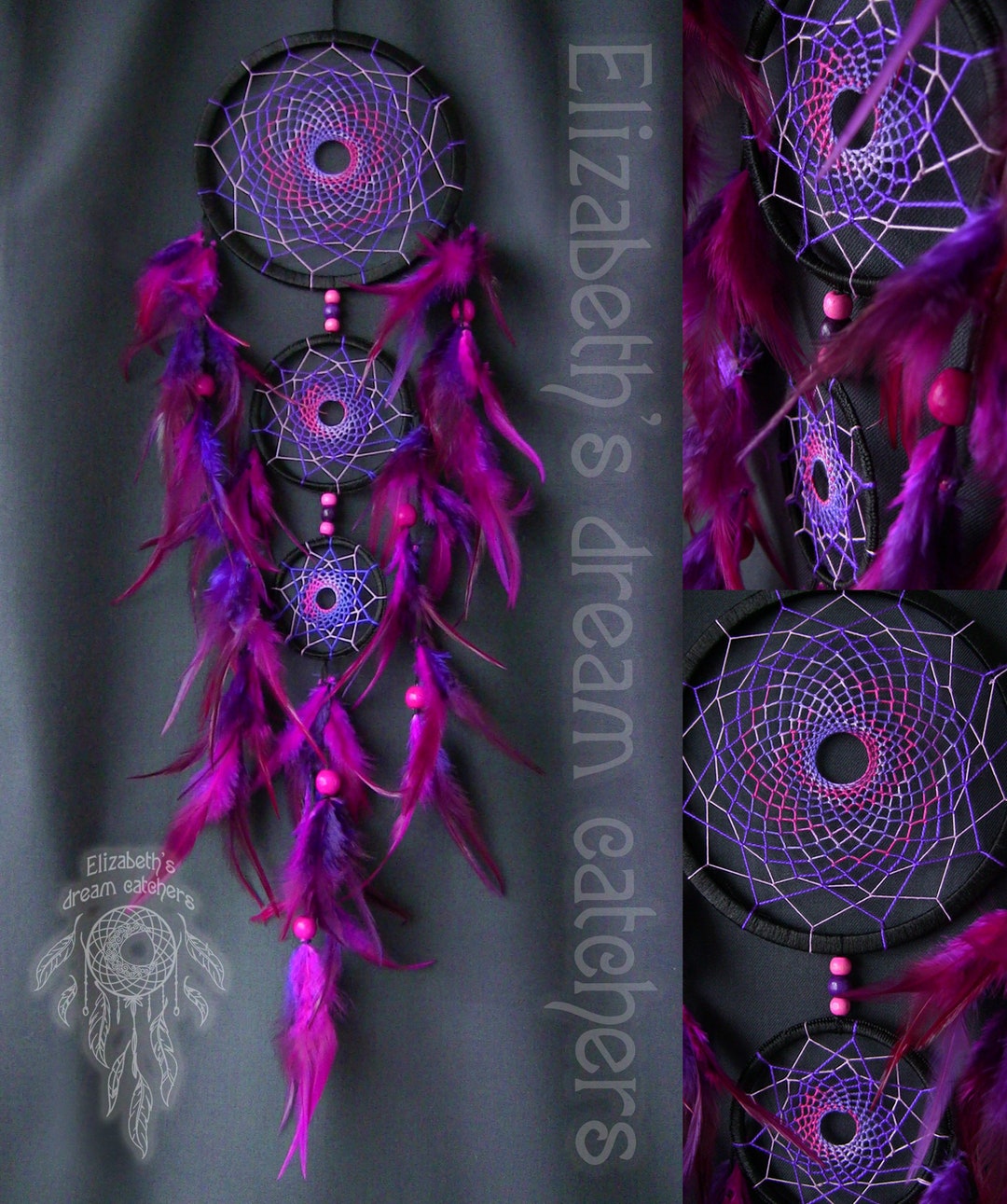 Dream Catcher Pink Dreamcatcher Purple Dreamcatchers Wall Hanging