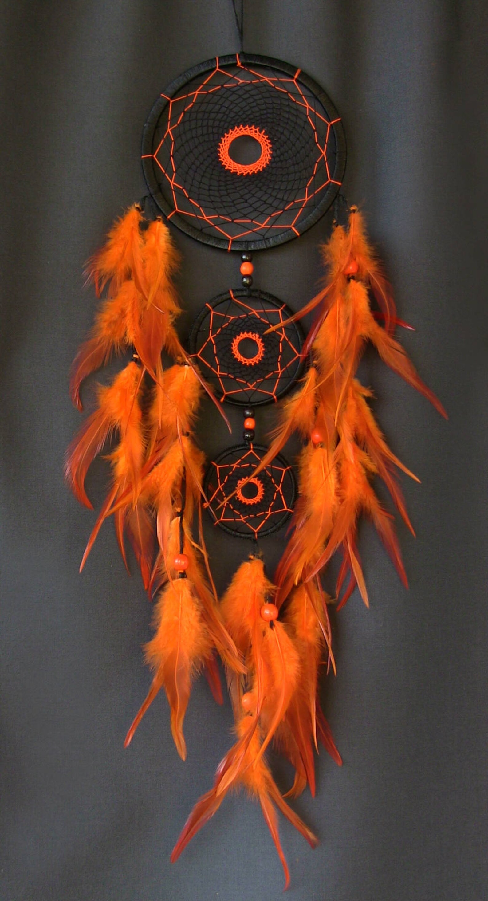 Dream Catcher Dreamcatcher Black Dreamcatcher Large Etsy