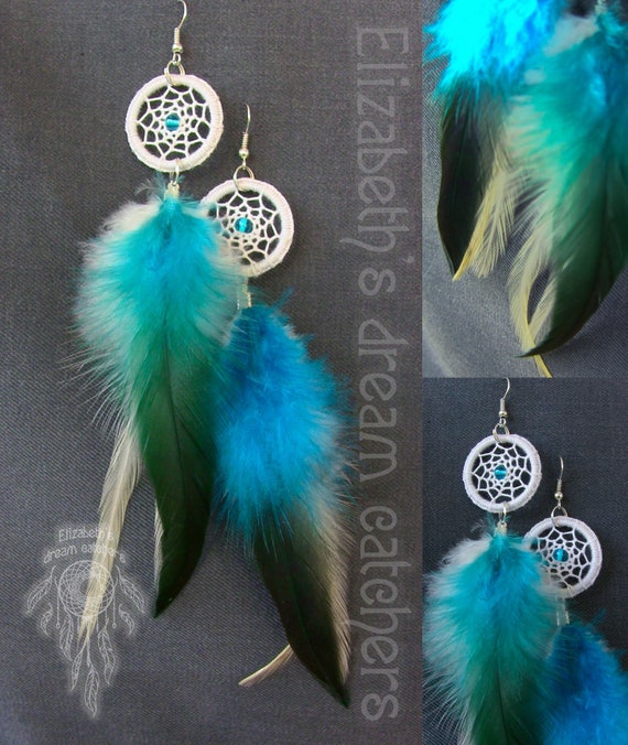 Handmade dream cheap catcher earrings