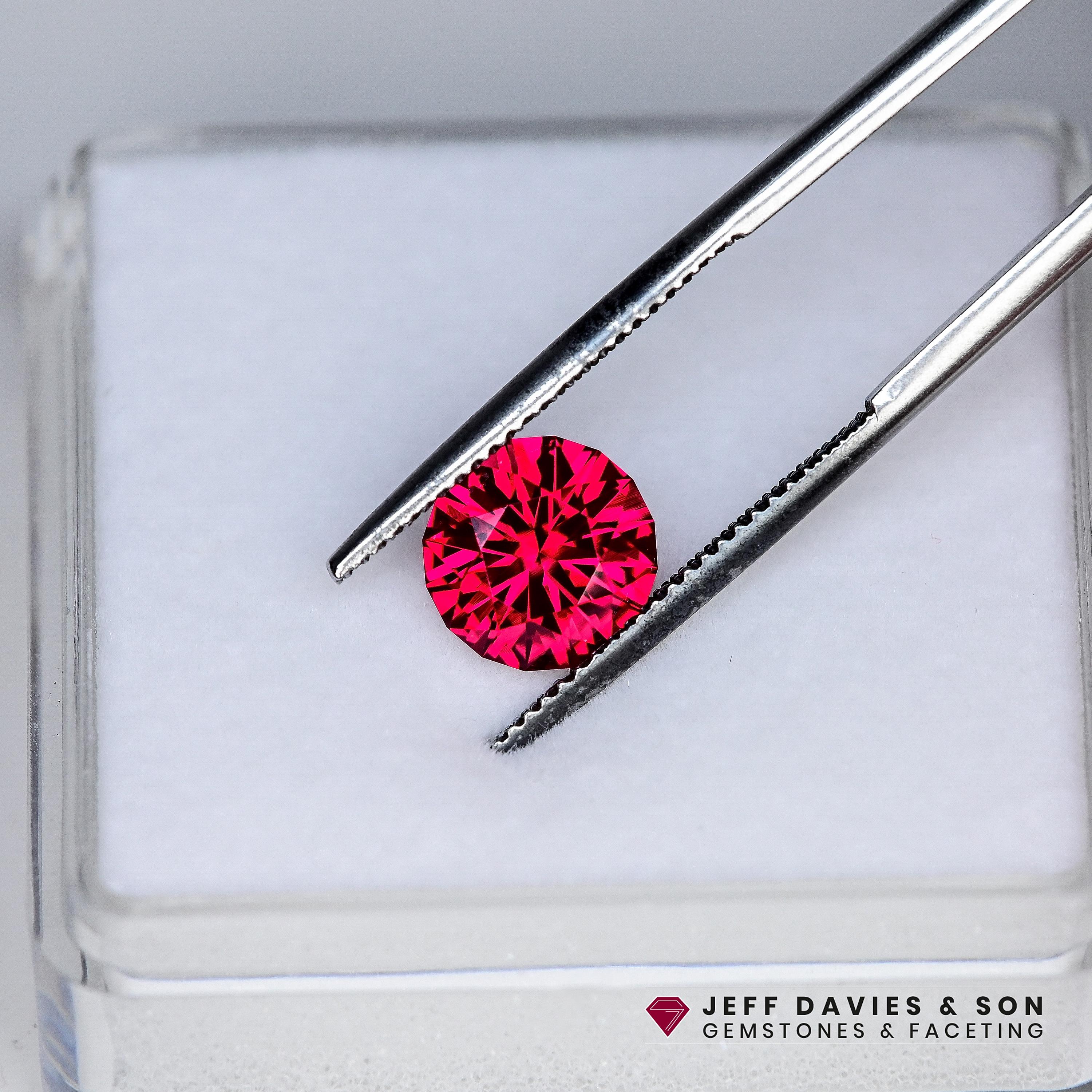 Ruby Precision Rod 2.94ct LAB Bright Red Ruby - Precision Cut With Superior Polishing! - Etsy