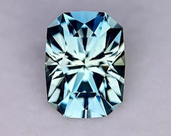8.29ct LAB Bi-Colour Sapphire - Precision Cut