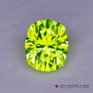 5.56ct LAB Lumo Garnet LuAG - Lutetium Aluminum Garnet - Pulled Czochralski - Precision Cut
