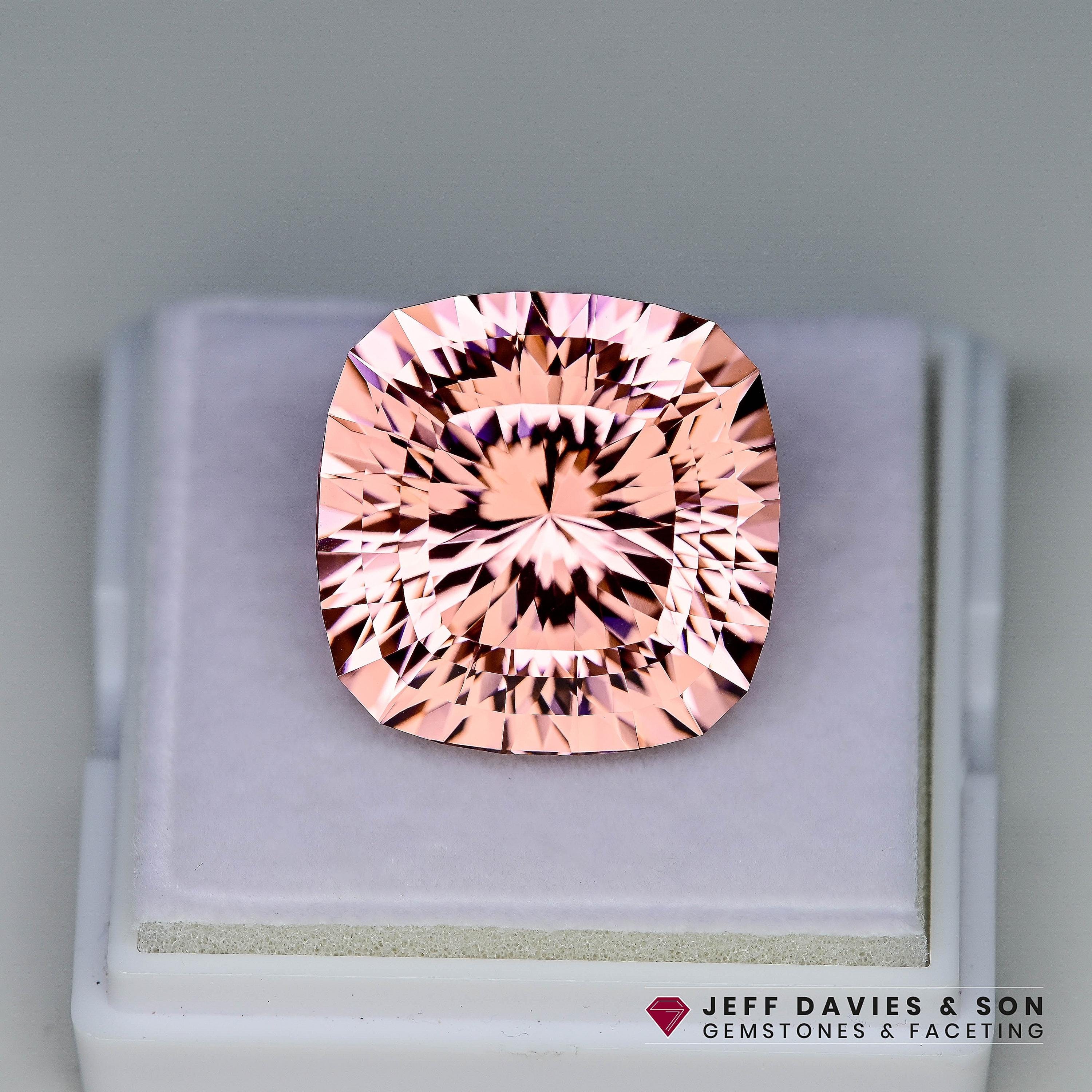 64.06ct LAB Garnet Peach YAG - Yttrium Aluminum Garnet - Pulled