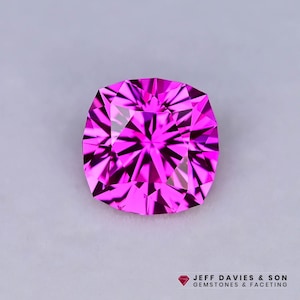 4.22ct LAB  Hot Pink Sapphire - Precision Cut