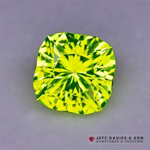 5.98ct LAB Lumo Garnet LuAG - Lutetium Aluminum Garnet - Pulled Czochralski - Precision Cut