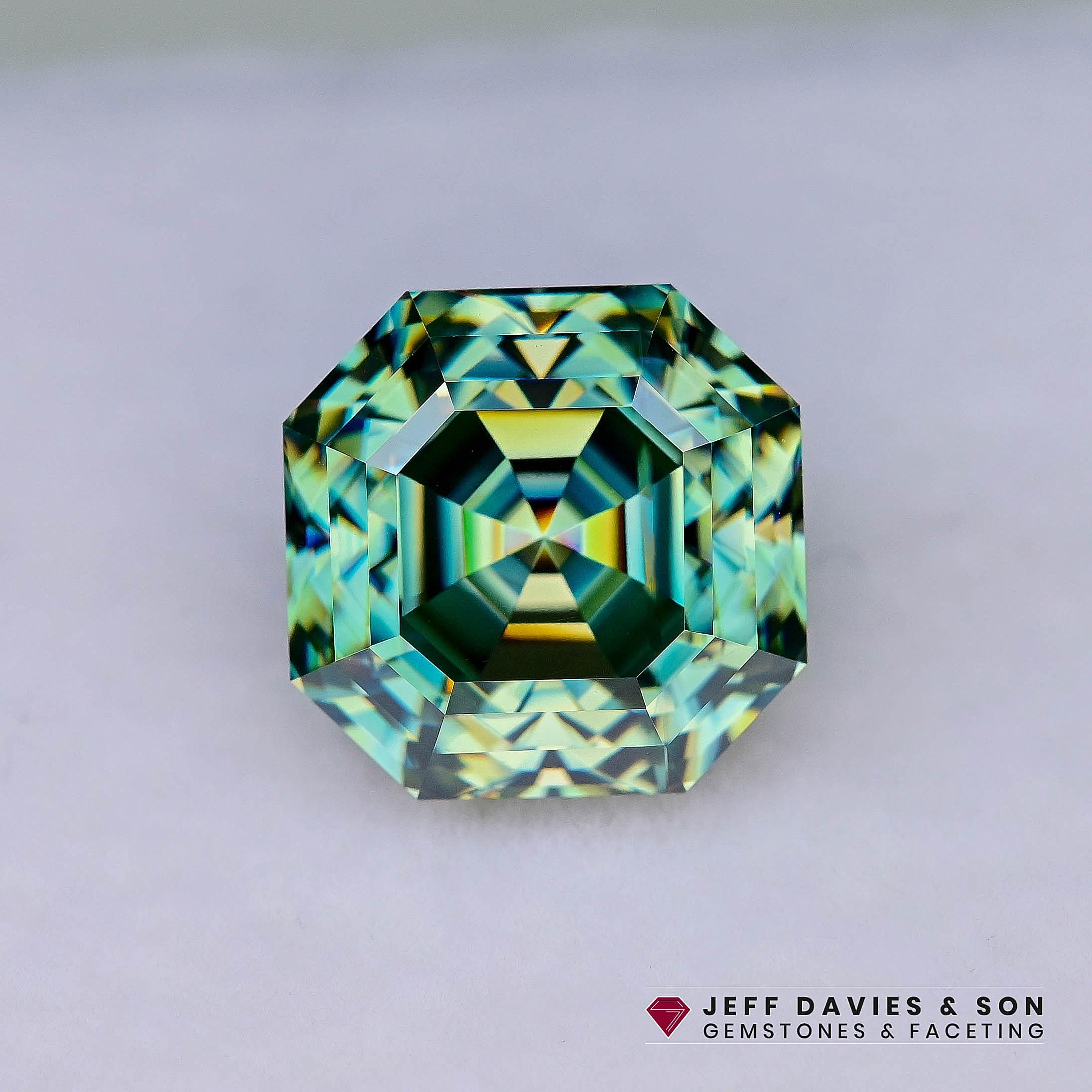 6.18ct LAB  Dichroic Moissanite - Precision Cut