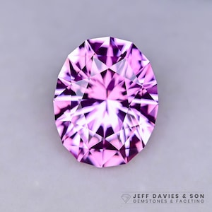 6.19ct LAB Pink Sapphire - Pulled Czochralski - Precision Cut