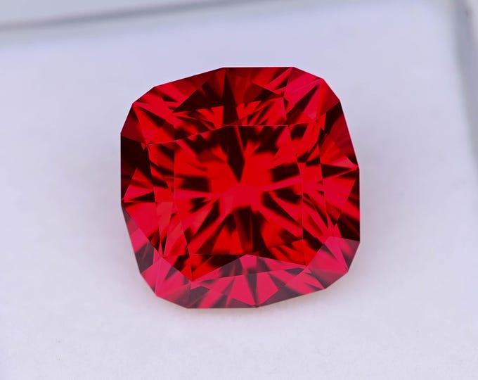 Precision Cut - 19.38ct LAB Ruby - Etsy