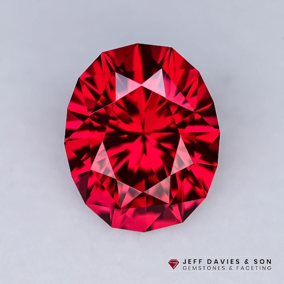 7.09ct LAB Bright Red Ruby - Precision Cut With Superior Polishing