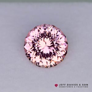 7.91ct LAB Baby Pink Sapphire - Pulled Czochralski - Precision Cut