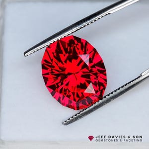15.01ct LAB Bright Red Ruby - Precision Cut with Superior Polishing!