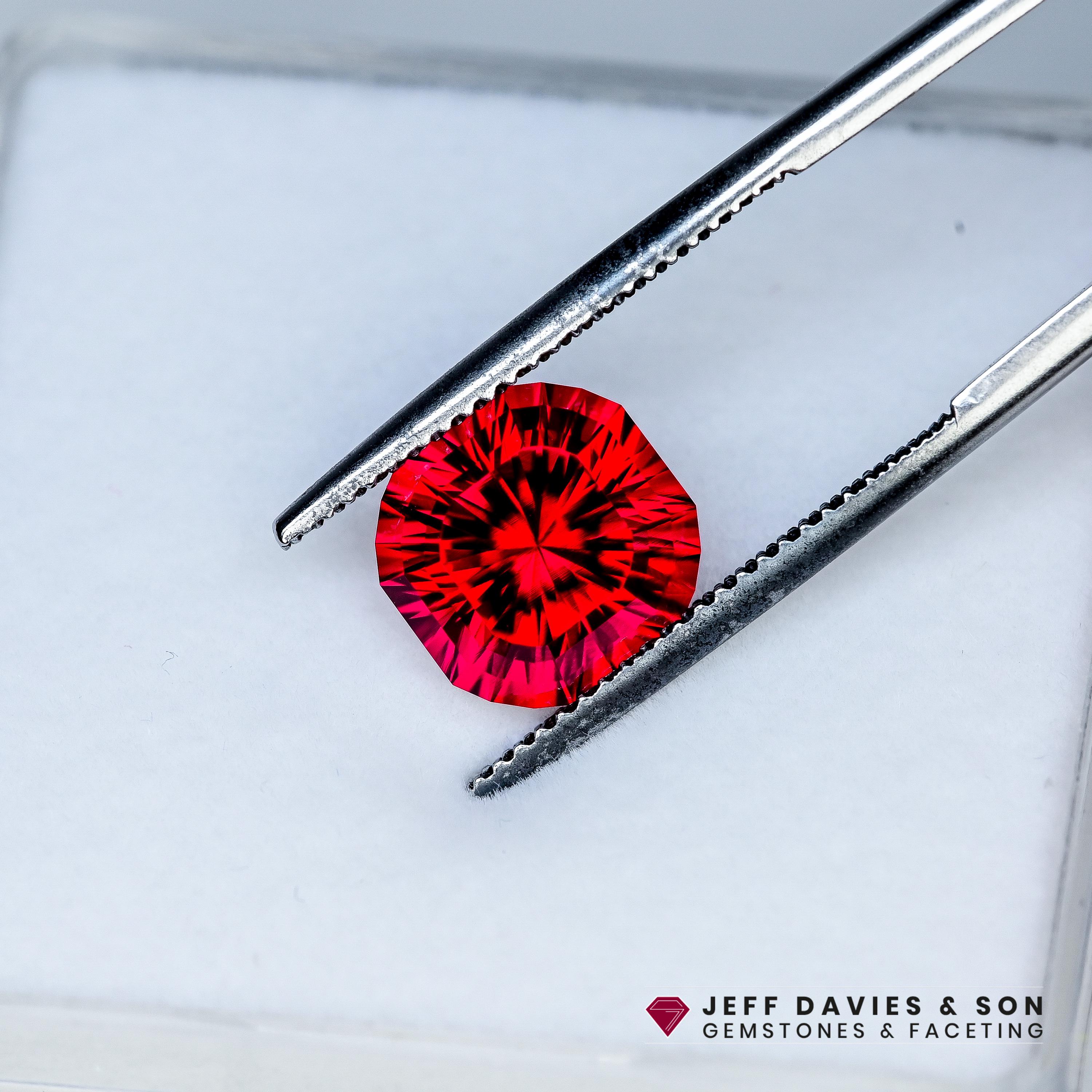 4.89ct LAB Bright Red Ruby - Precision Cut With Superior Polishing! - Etsy