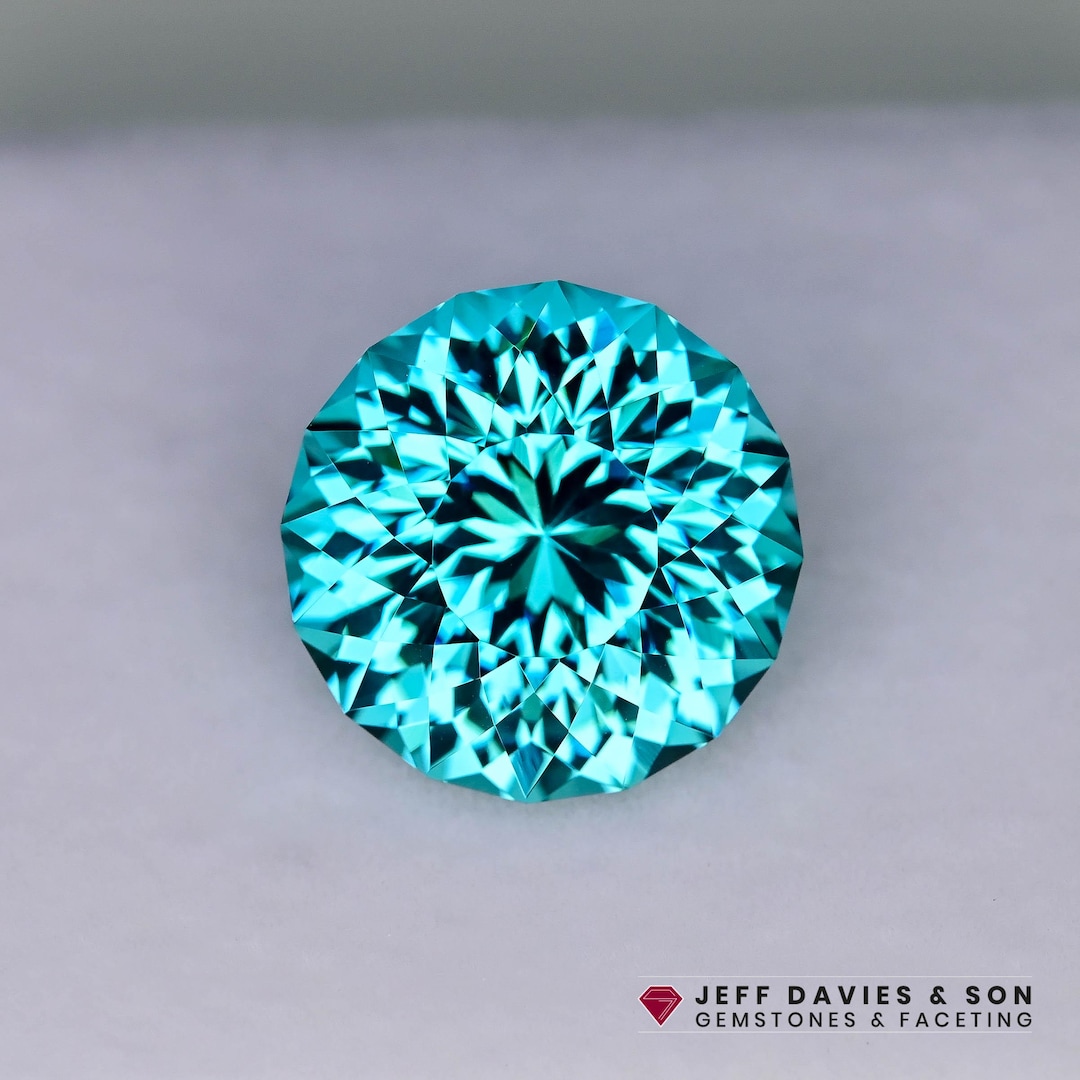 17.19ct LAB Blue Green (paraiba Colour) Garnet YAG – Yttrium