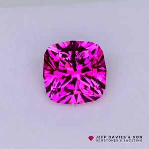8.32ct LAB  Hot Pink Sapphire - Precision Cut