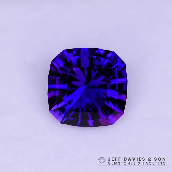 Natural 3.18ct Precision Cut AAA Purple Amethyst