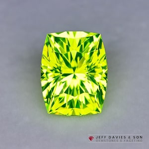 10.90ct LAB Lumo Garnet LuAG - Lutetium Aluminum Garnet - Pulled Czochralski - Precision Cut