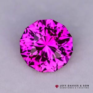 3.71ct LAB  Hot Pink Sapphire - Precision Cut