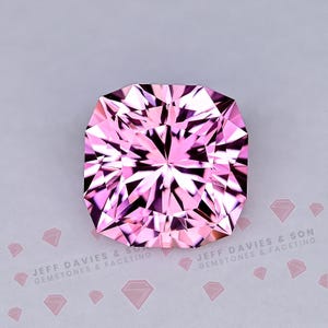 4.52ct LAB Pink Sapphire - Pulled Czochralski - Precision Cut
