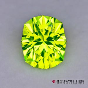 7.16ct LAB Lumo Garnet LuAG - Lutetium Aluminum Garnet - Pulled Czochralski - Precision Cut