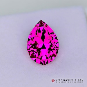 8.74ct LAB  Hot Pink Sapphire - Precision Cut