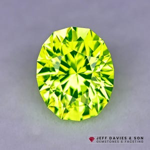 4.96ct LAB Lumo Garnet LuAG - Lutetium Aluminum Garnet - Pulled Czochralski - Precision Cut