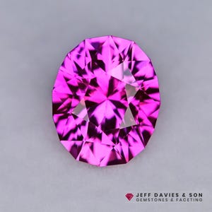 3.52ct LAB  Hot Pink Sapphire - Precision Cut