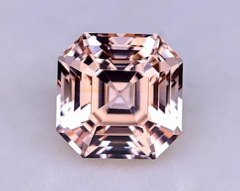 3.39ct LAB Morganite colour Sapphire - Precision Cut