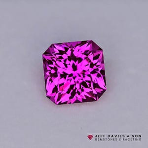 5.87ct LAB Hot Pink Sapphire - Pulled Czochralski - Precision Cut