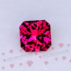 1.42ct LAB Hot Red Ruby - Pulled Czochralski - Precision Cut with Superior Polishing!