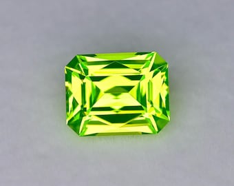6.40ct LAB Lumo Garnet LuAG - Lutetium Aluminum Garnet - Pulled Czochralski - Precision Cut