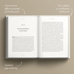 Book Template Bundle | 6 Editable Book Layouts for Authors, Children's ...