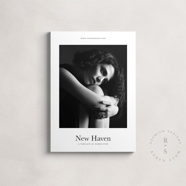 New Haven Lookbook Vorlage, InDesign Vorlage, Ebook Vorlage, bearbeitbare Arbeitsmappe, druckbare Zeitschrift, KDP Vorlage, digitaler Download